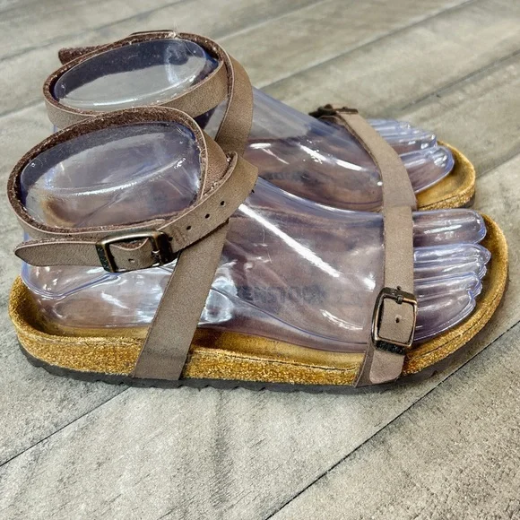 Birkenstock Yara Habana Ankle Sandals Womens Size 6 - Picture 4 of 7